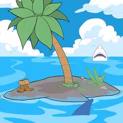 Crooked Palm Tree #2381