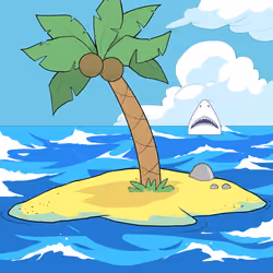 Crooked Palm Tree #2407