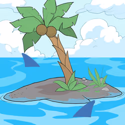 Crooked Palm Tree #1033