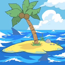 Crooked Palm Tree #905