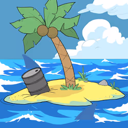 Crooked Palm Tree #2155