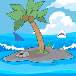 Crooked Palm Tree #1343