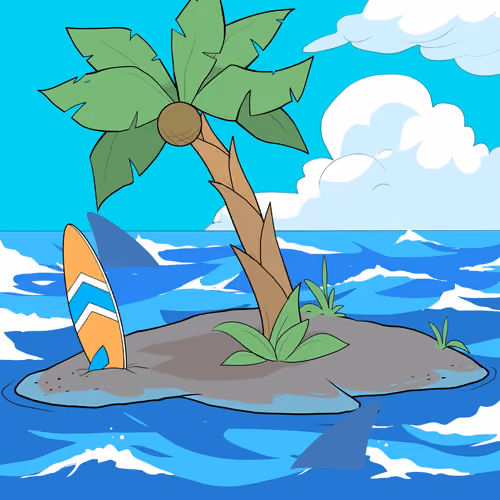 Crooked Palm Tree #1965