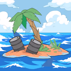 Crooked Palm Tree #1832