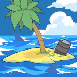 Crooked Palm Tree #1410