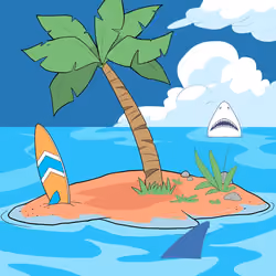Crooked Palm Tree #965
