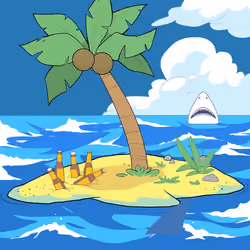 Crooked Palm Tree #636