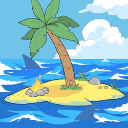 Crooked Palm Tree #16