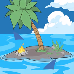 Crooked Palm Tree #2157