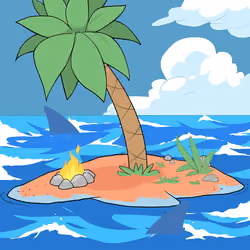 Crooked Palm Tree #1749