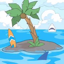 Crooked Palm Tree #1830