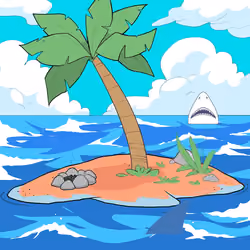 Crooked Palm Tree #1859