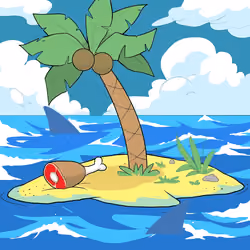 Crooked Palm Tree #1413
