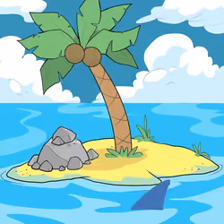 Crooked Palm Tree #907