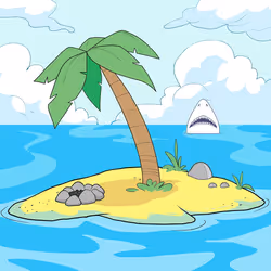Crooked Palm Tree #1764