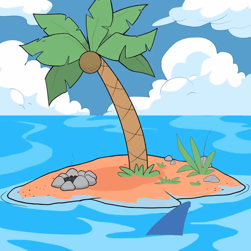 Crooked Palm Tree #1972