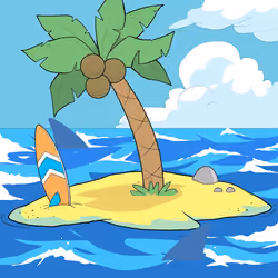 Crooked Palm Tree #613