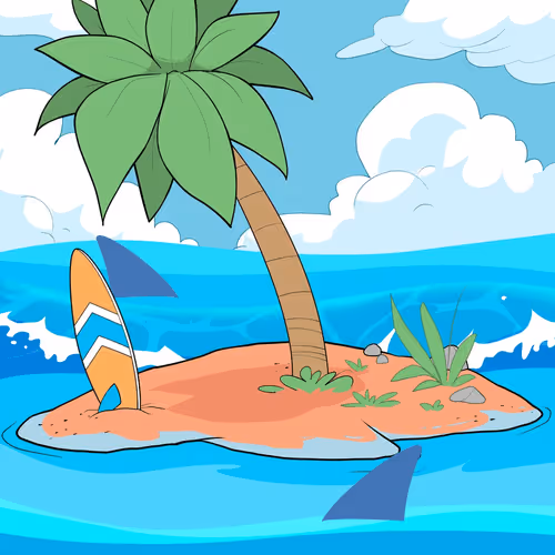 Crooked Palm Tree #1798