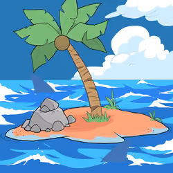 Crooked Palm Tree #726
