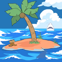 Crooked Palm Tree #2843