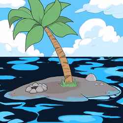 Crooked Palm Tree #277