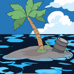 Crooked Palm Tree #2237