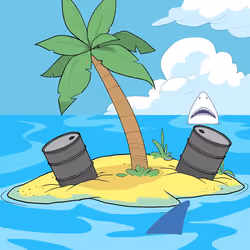 Crooked Palm Tree #1314