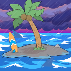 Crooked Palm Tree #2270