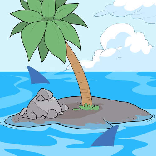 Crooked Palm Tree #1805
