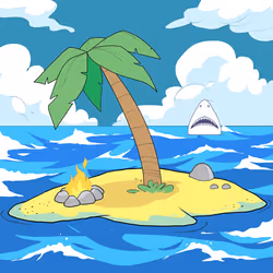 Crooked Palm Tree #2537