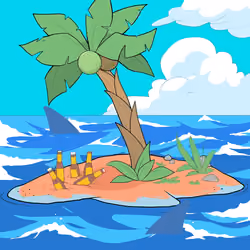Crooked Palm Tree #2268