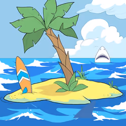 Crooked Palm Tree #1280