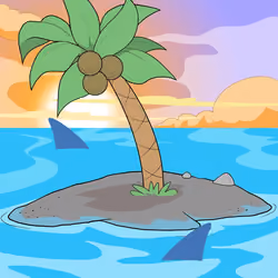 Crooked Palm Tree #988