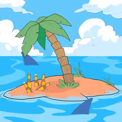 Crooked Palm Tree #1245