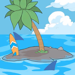 Crooked Palm Tree #3177