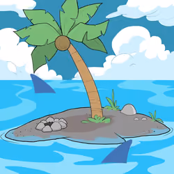 Crooked Palm Tree #1115