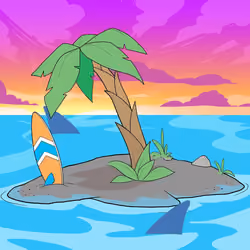 Crooked Palm Tree #2757