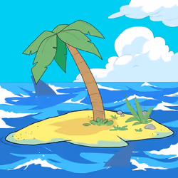 Crooked Palm Tree #3115