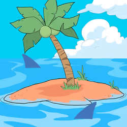 Crooked Palm Tree #1529