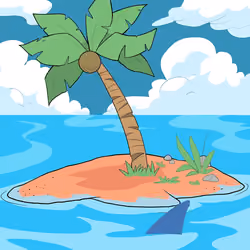 Crooked Palm Tree #1747