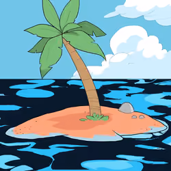 Crooked Palm Tree #2889