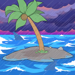Crooked Palm Tree #2616