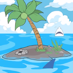 Crooked Palm Tree #1663