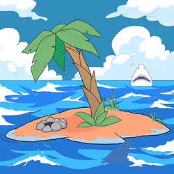Crooked Palm Tree #1988