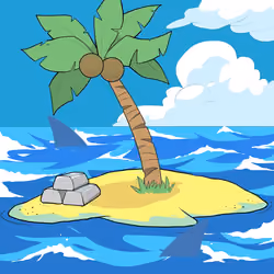 Crooked Palm Tree #1068