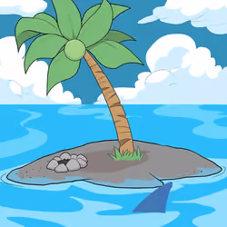 Crooked Palm Tree #3150