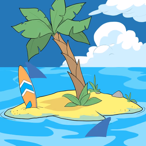 Crooked Palm Tree #1532