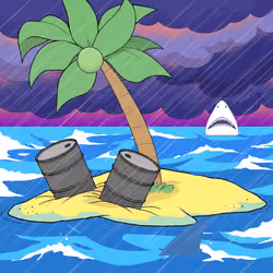 Crooked Palm Tree #2137