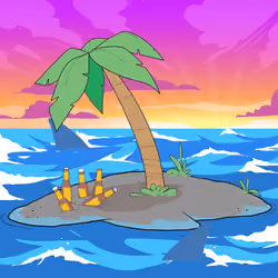 Crooked Palm Tree #1204