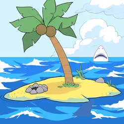 Crooked Palm Tree #615